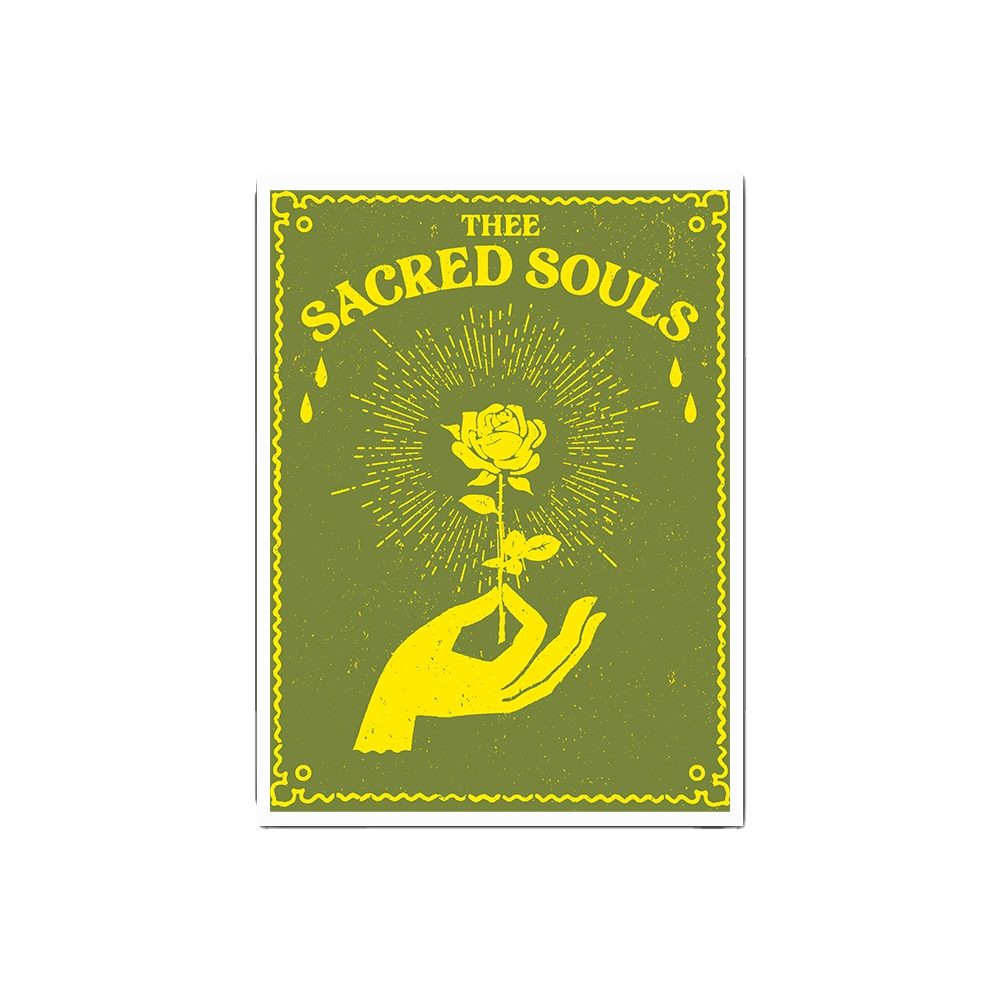The Sacred Souls Rose Hand Sticker