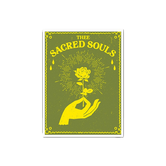 The Sacred Souls Rose Hand Sticker